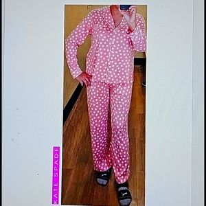 Kate Spade 2 piece Set Longsleeves Pajamas NWT